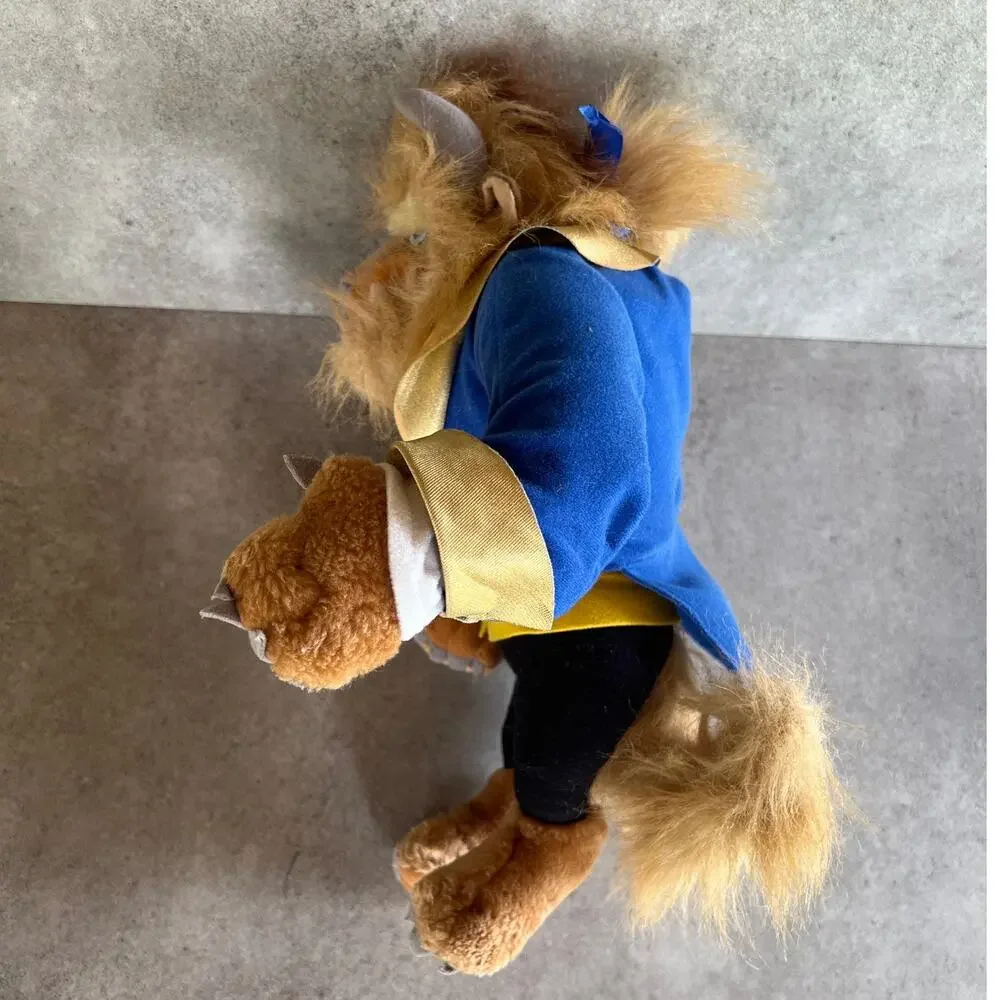 Disney Beauty and the Beast Beast plush toy Mattel vintage 1992 stuffed animal